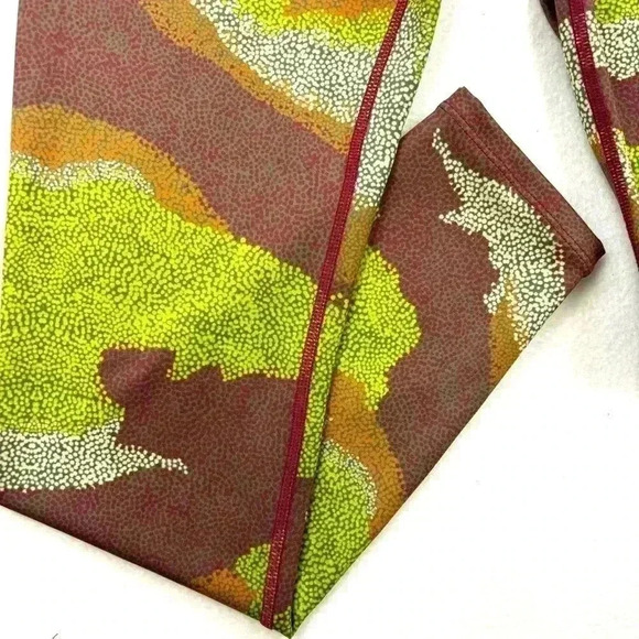 Noli Earthy Dot Camo Sedona Higb Waist Quick Wick 4 Way Stretch Legging Size S - Picture 5 of 15